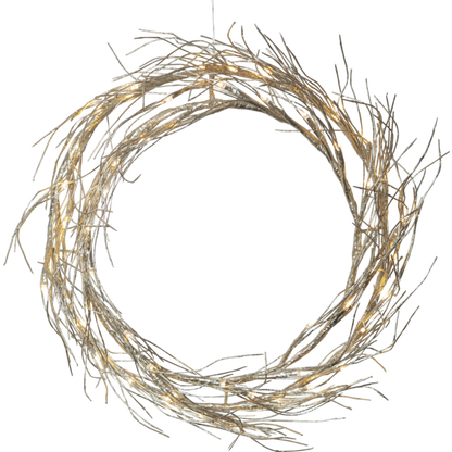 Belysning Jul Krans Fizzy 45 cm Guld