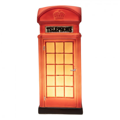Bordlampe Telefonkiosk rød LED 23x10x10 cm