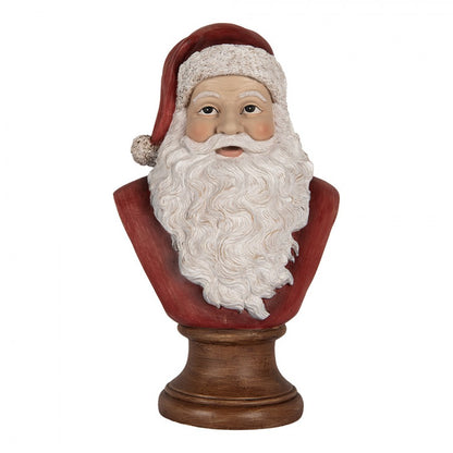 Innendørs julepynt Byst Julenisse 30 cm