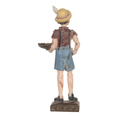 Dekorasjon Pinocchio med tallerken 31 cm