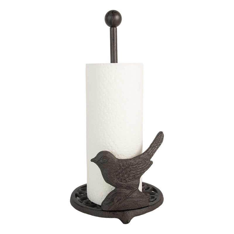 Kjøkkenrullholder Fugl Ø 17x33 cm Brun Metall