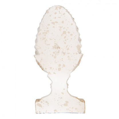 Bokstøtter Sett med 2 stk 16x14x29 cm Beige Gull