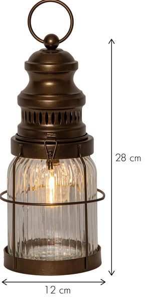 Div. belysning Lykt Aina 28 cm