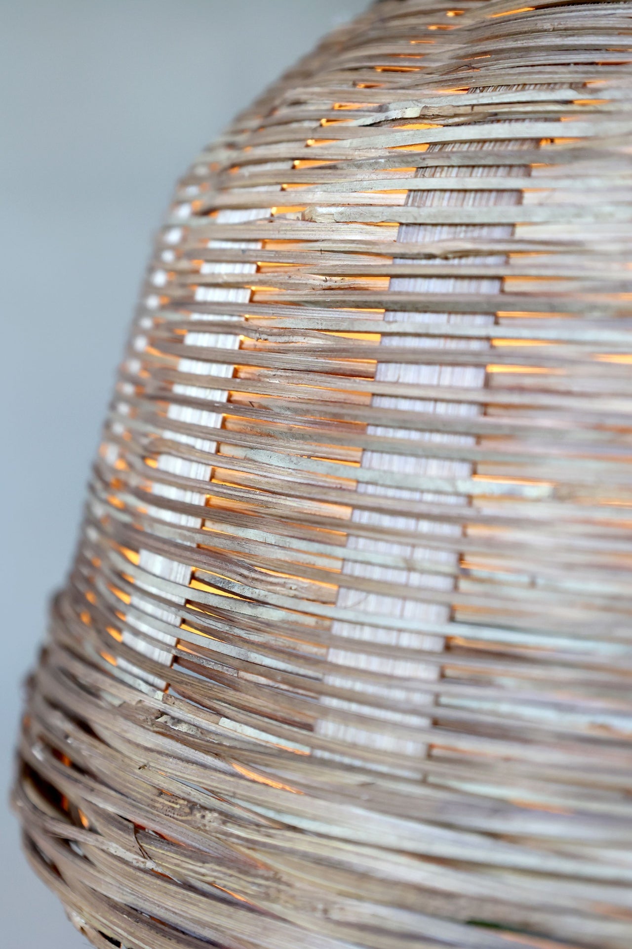 Taklampe 2-pakk Rattan/Mangotre H43/Ø50 cm
