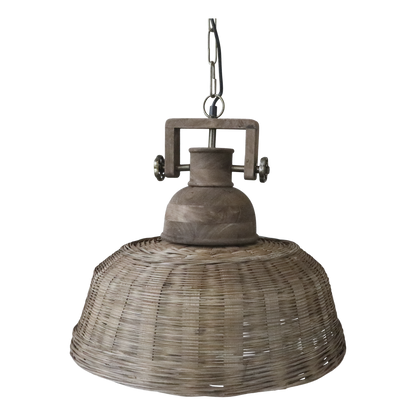 Taklampe 2-pakk Rattan/Mangotre H43/Ø50 cm