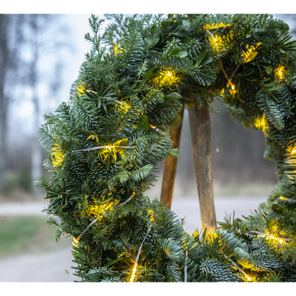 Utendørs julepynt Lyslenke Transparent 720 cm