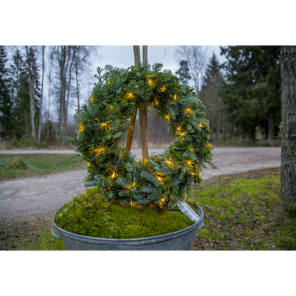 Utendørs julepynt Lyslenke Transparent 720 cm