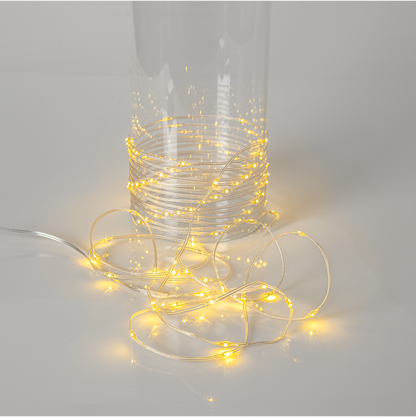 Utendørs julepynt Lyslenke Transparent 720 cm