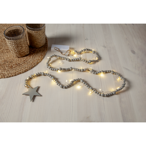 Belysning Jul Lyslenke Treperler Beige 150 cm
