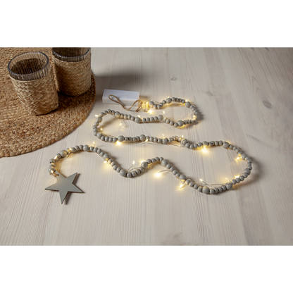 Belysning Jul Lyslenke Treperler Beige 150 cm