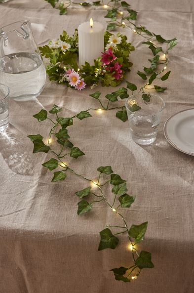 Div. belysning Lyslenke eføy 200 cm 2-pakning