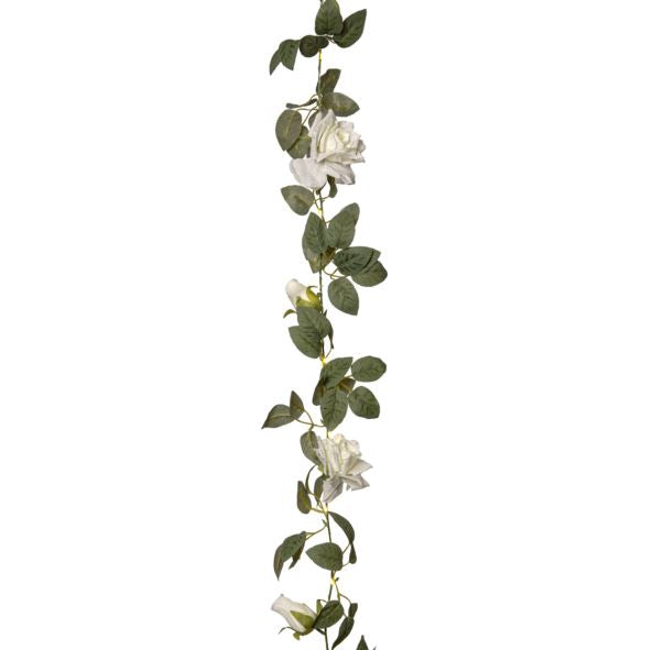 Div. belysning Lyslenke roser og blader 200 cm