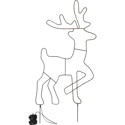 Utendørs julepynt Silhuett Reinsdyr 50x88 cm