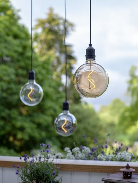 Div. Hagebelysning Hengende dekorasjon Bowl Transparent