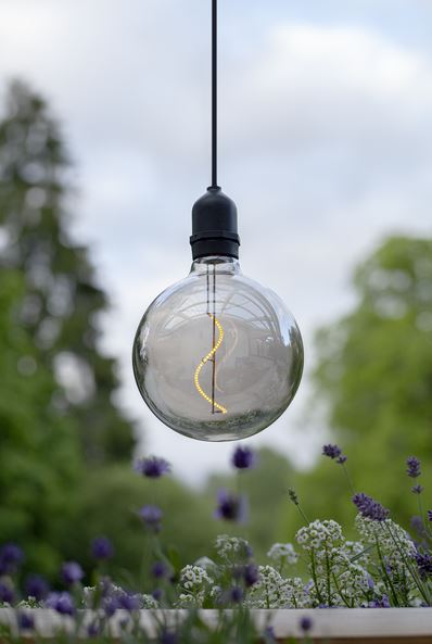 Div. Hagebelysning Hengende dekorasjon Bowl Svart