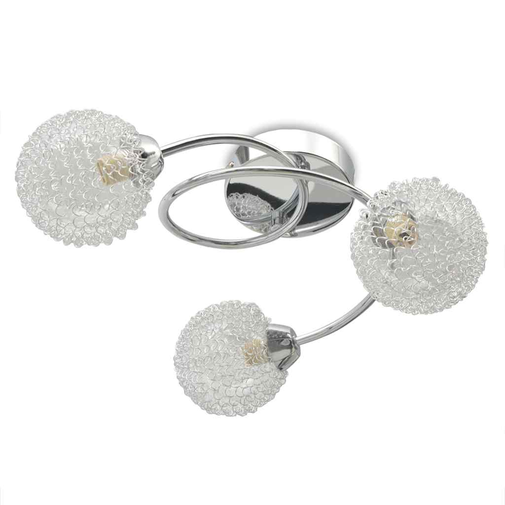 Taklampe med 3 LED-pærer G9 120 W