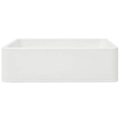 Baderomservant keramisk Hvit 41x30x12 cm