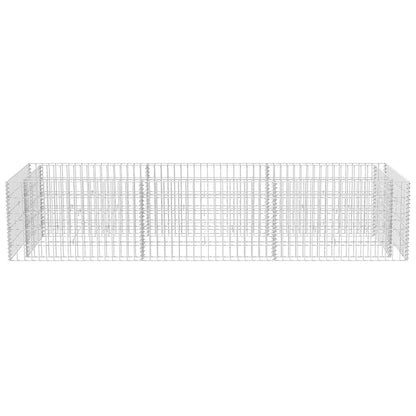 Gabion høybed stål 270x90x50 cm
