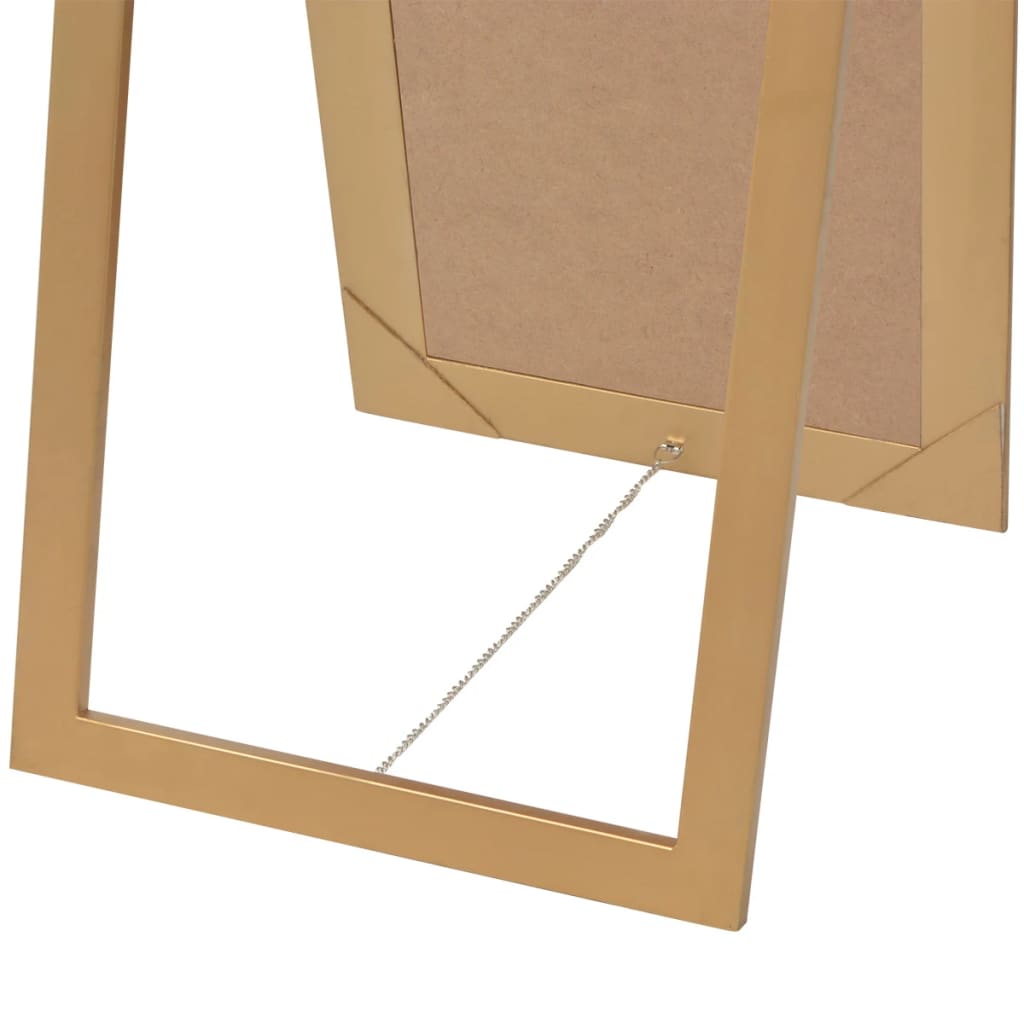 Veggspeil Frittstående Speil Barokkstil 160x40 cm Gull