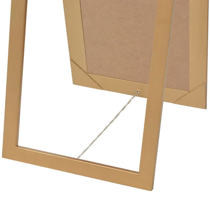 Veggspeil Frittstående Speil Barokkstil 160x40 cm Gull