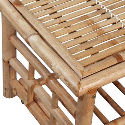 Salongbord Sofabord Tre bambus 90x50x45 cm