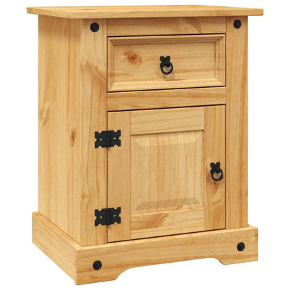 Nattbord Sengbord Tre meksikansk Corona-stil furu 53x39x66 cm