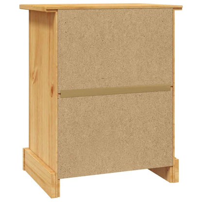 Nattbord Sengbord Tre meksikansk Corona-stil furu 53x39x66 cm