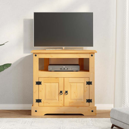 Avlastningsbord Konsollbord Tre meksikansk Corona-stil furu 80x43x78 cm