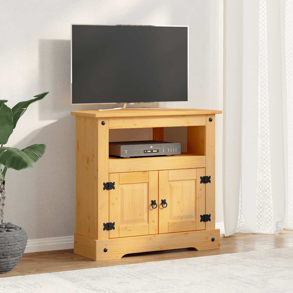 Avlastningsbord Konsollbord Tre meksikansk Corona-stil furu 80x43x78 cm