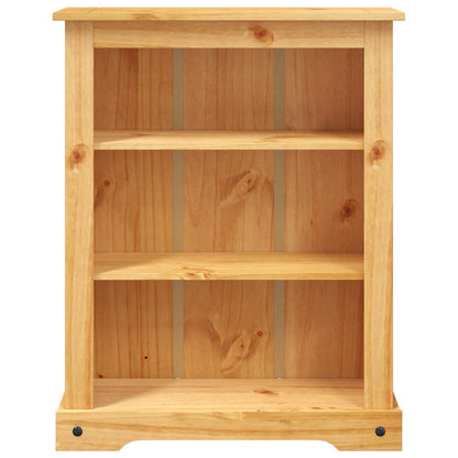 Bokhylle Tre med 3 hyller meksikansk Corona-stil furu 80x29x100 cm