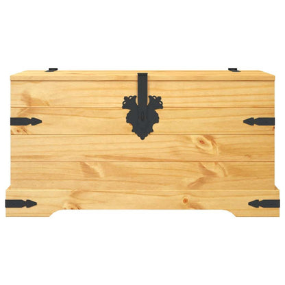 Oppbevaringskiste meksikansk Corona-stil furu 91x49,5x47 cm