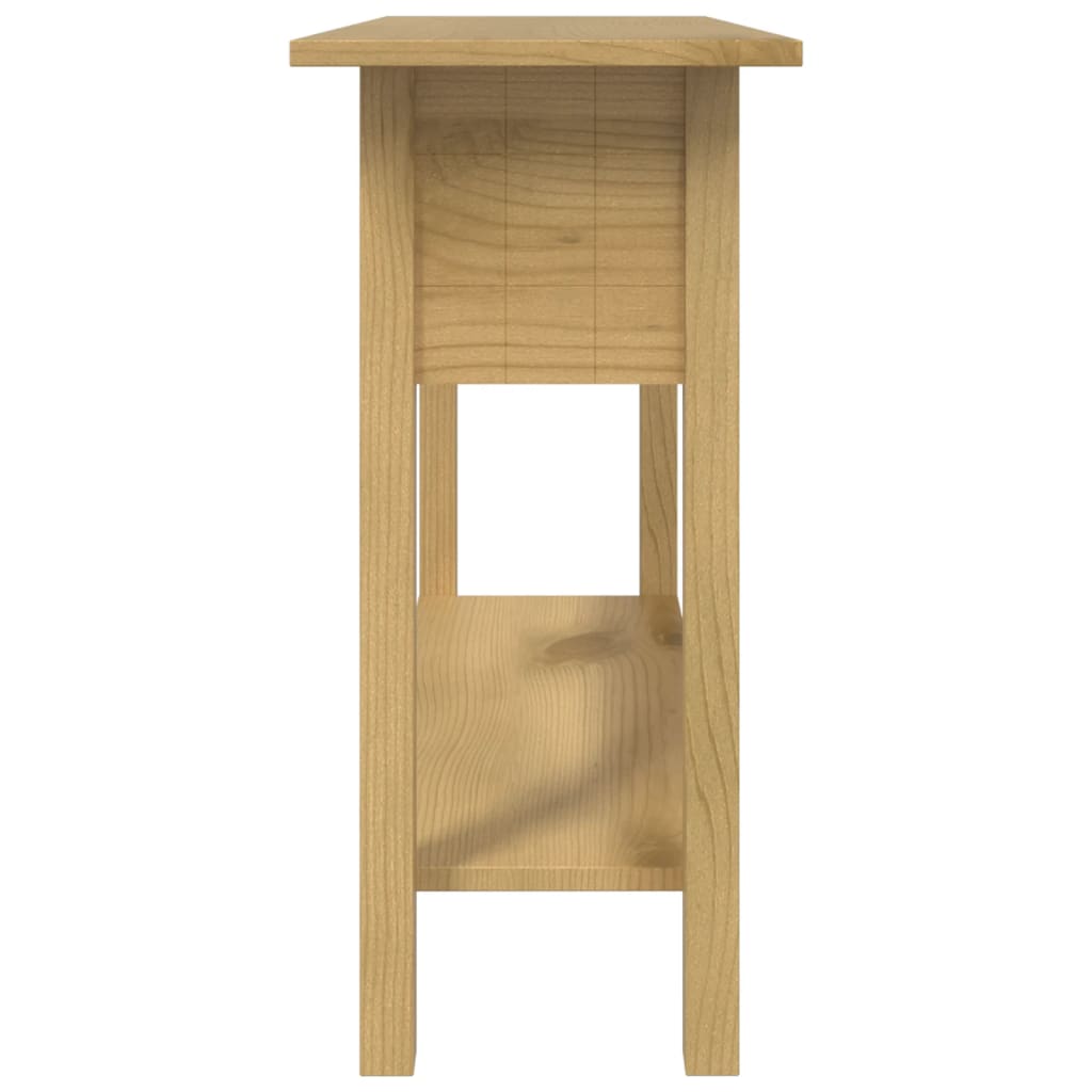 Avlastningsbord Konsollbord Tre meksikansk Corona-stil furu 93x34,5x73 cm