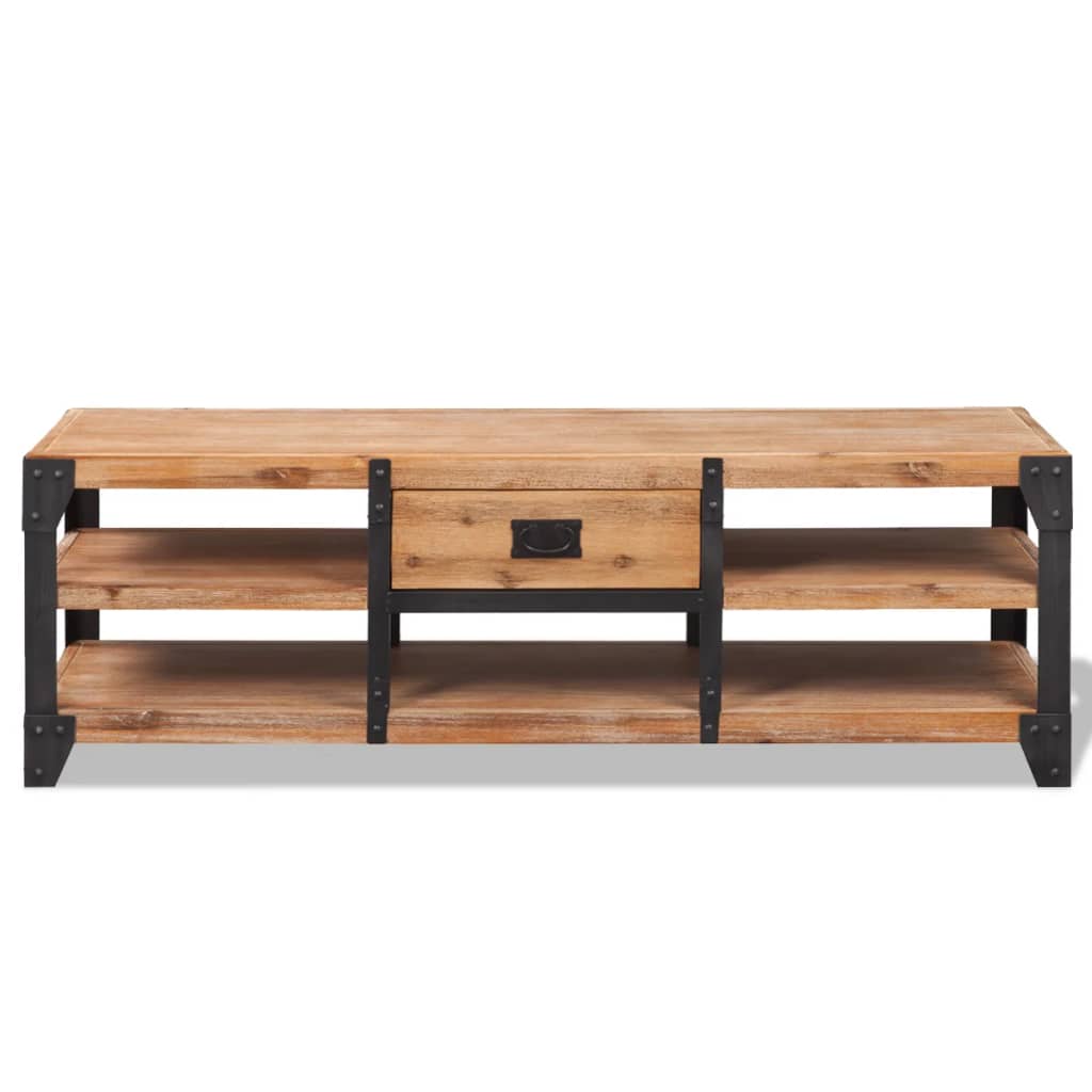 TV-Møbel Tre TV-benk heltre akasie 140x40x45 cm
