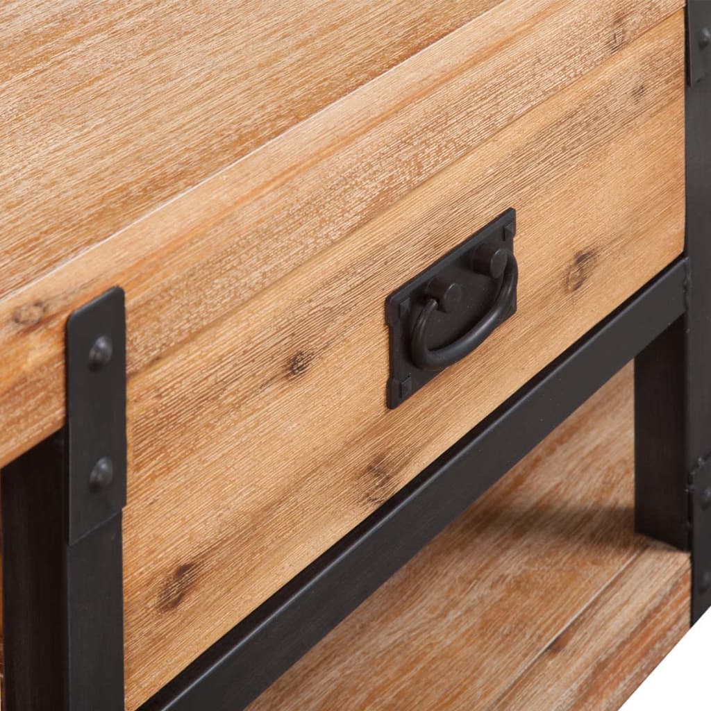 TV-Møbel Tre TV-benk heltre akasie 140x40x45 cm