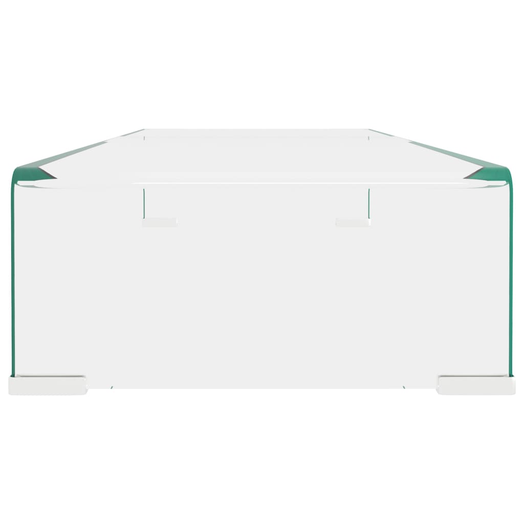 TV-Møbel DIV. TV-benk glass klar 80x30x13 cm