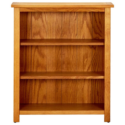 Bokhylle Tre 3-etasjers 70x22,5x82 cm heltre eik