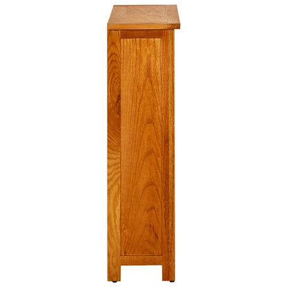 Bokhylle Tre 3-etasjers 70x22,5x82 cm heltre eik