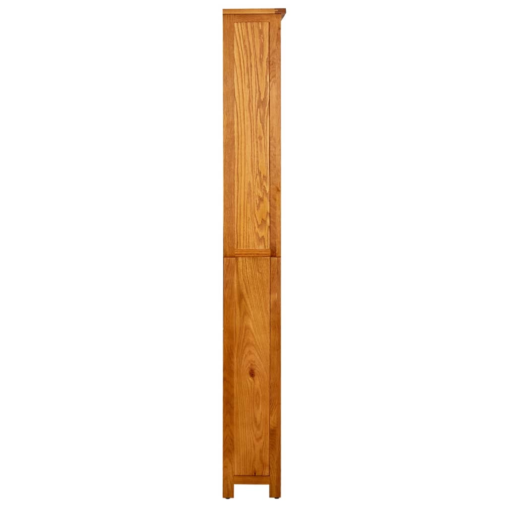 Bokhylle DIV. 6-etasjers 80x22,5x180 cm heltre eik