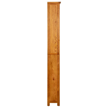 Bokhylle DIV. 6-etasjers 80x22,5x180 cm heltre eik