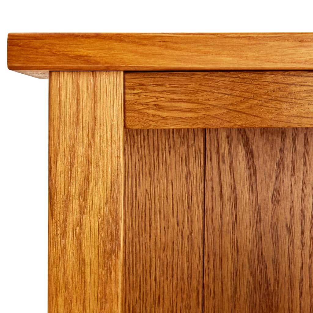 Bokhylle DIV. 6-etasjers 80x22,5x180 cm heltre eik