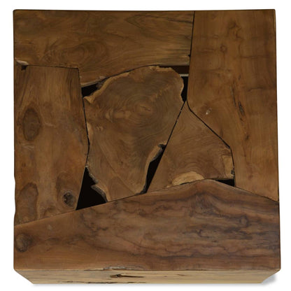 Salongbord Sofabord Tre heltre Brun 50x50x35 cm brun