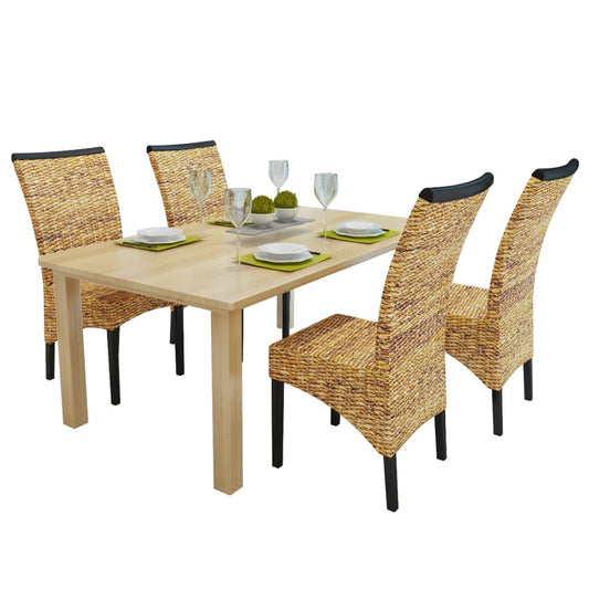 Spisestoler 4 stk abaca og heltre mango