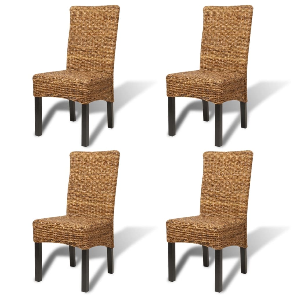 Spisestoler 4 stk abaca og heltre mango