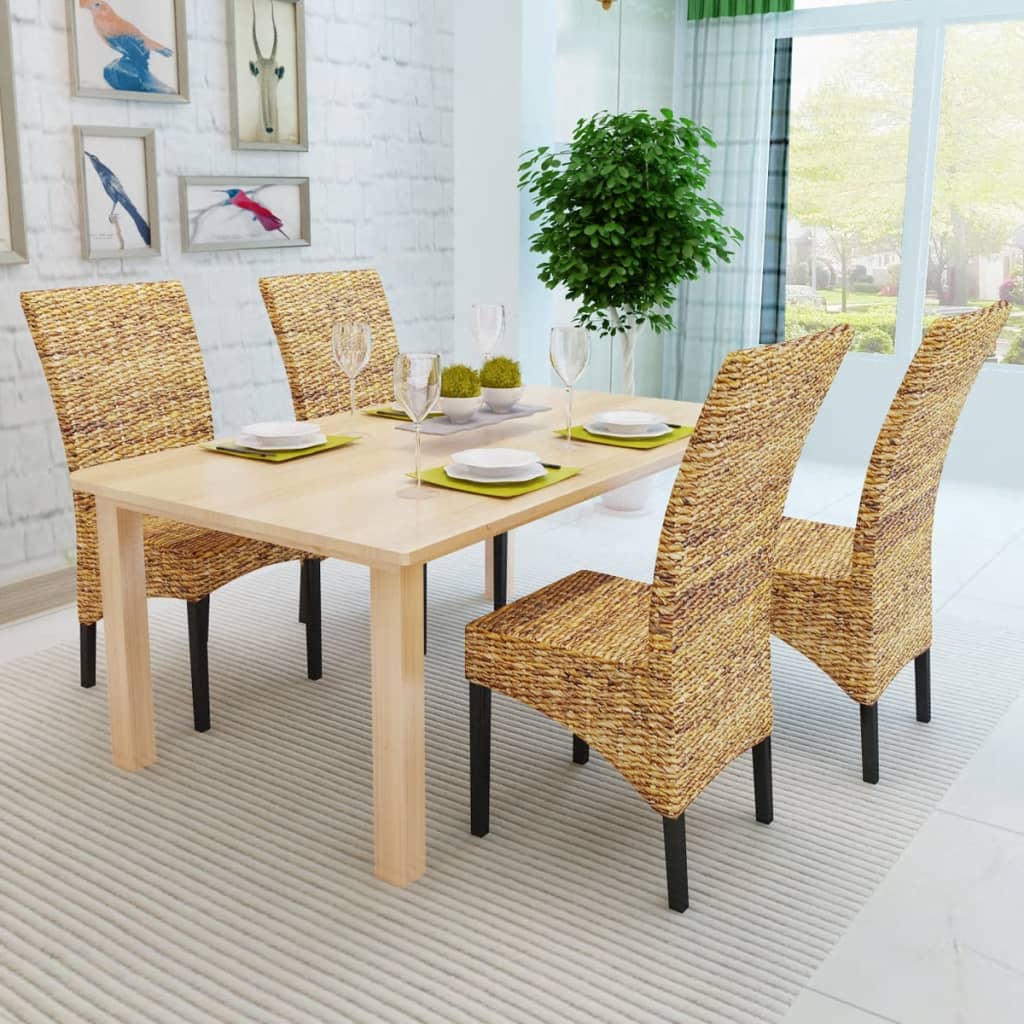 Spisestoler 4 stk abaca og heltre mango