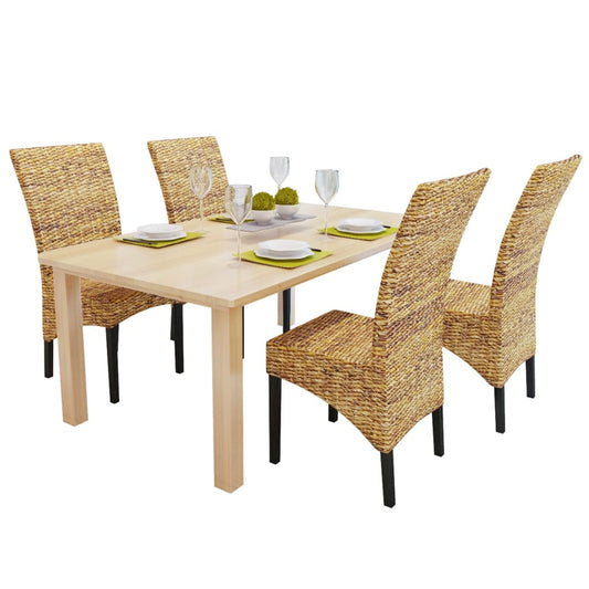 Spisestoler 4 stk abaca og heltre mango