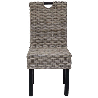 Spisestuestoler 6 stk kubu rotting mangotre