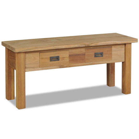 Sittebenk Hallbenk massiv teak 90x30x40 cm