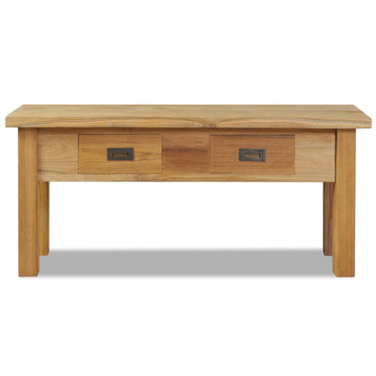 Sittebenk Hallbenk massiv teak 90x30x40 cm