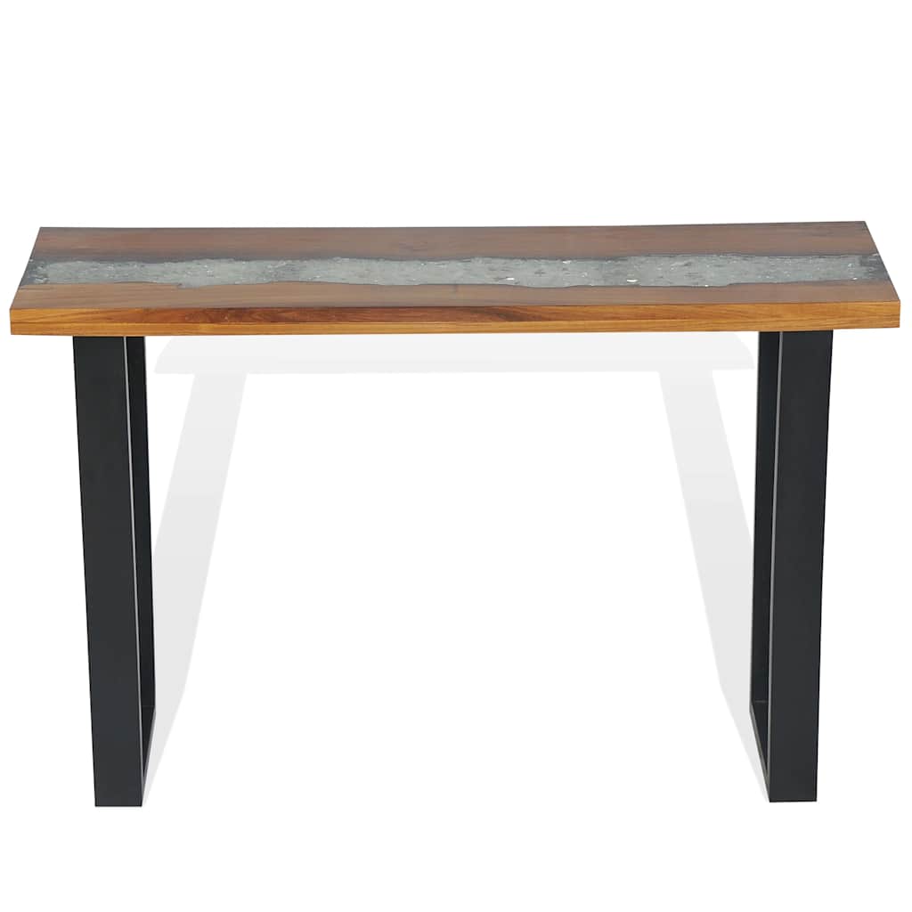 Avlastningsbord Konsollbord Tre teak 100x35x75 cm