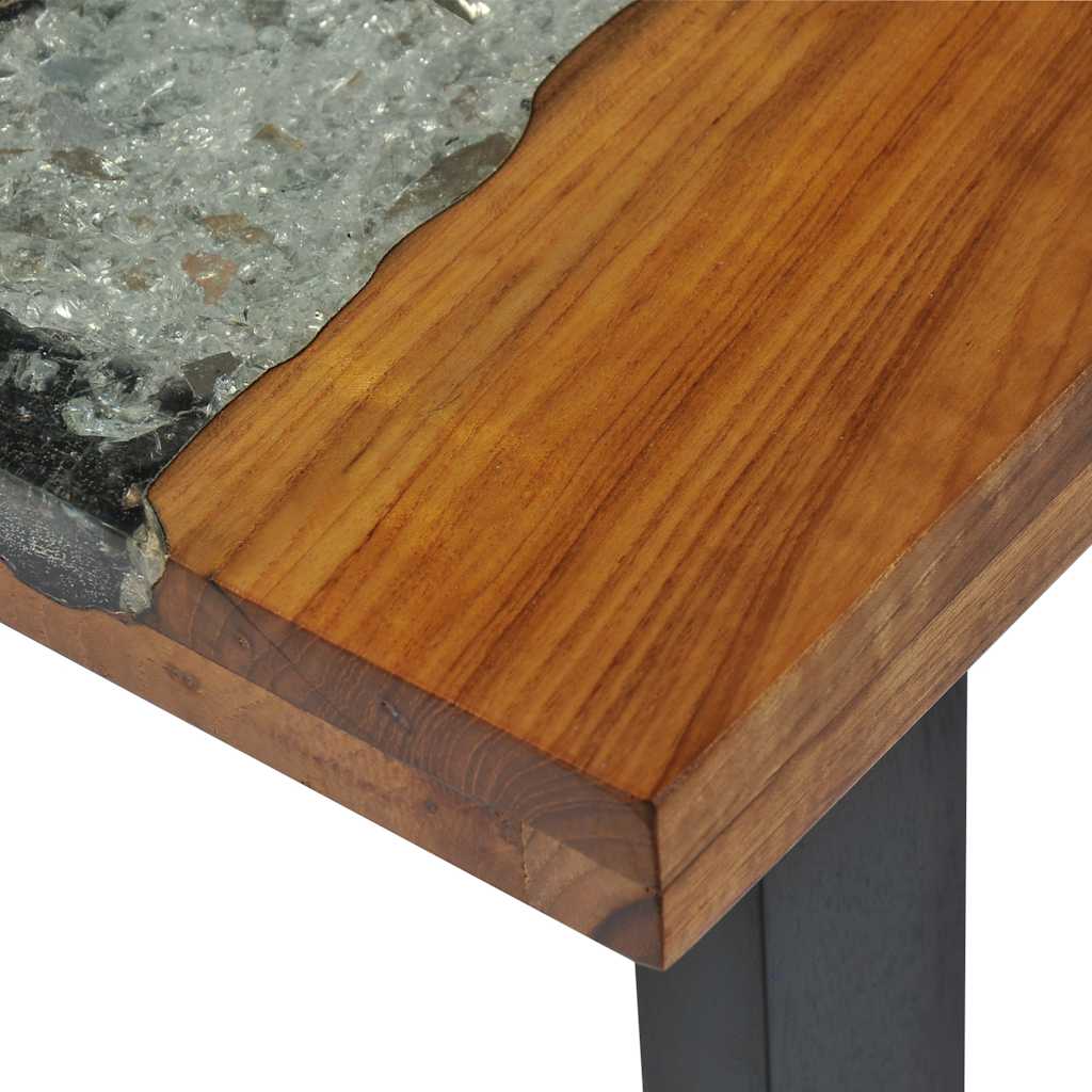 Avlastningsbord Konsollbord Tre teak 100x35x75 cm